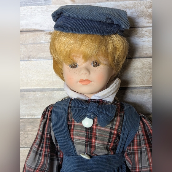 Vintage Jack & Jill Porcelain Dolls With Bucket - Picture 5 of 14